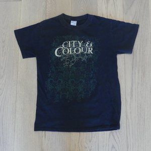 City & Colour Black M&O Knits Heavyweight Women's Small T-Shirt